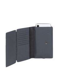 PIQUADRO NABUCCO Portafoglio in pelle portasmartphone blu - Portafogli Donna - 3