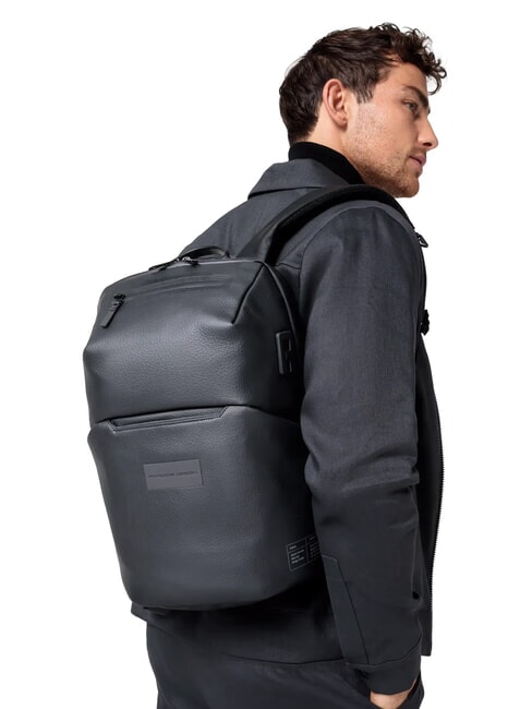 URBAN ECO LEATHER Zaino porta PC 13" Nero - Zaini da lavoro porta PC