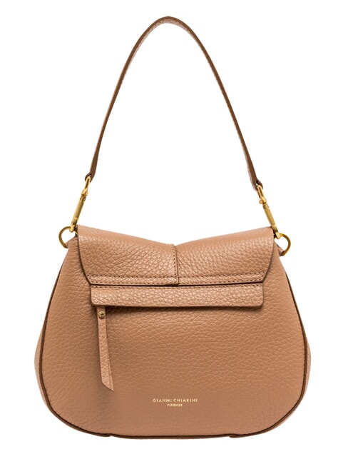 HELENA ROUND Borsa a spalla, con tracolla, in pelle clay - Borse Donna