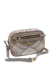 GATTINONI PLANETARIUM Borsa a tracolla con tasca wild watercolor/ dk taupe - Borse Donna - 2