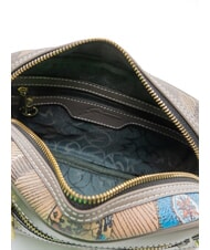 GATTINONI PLANETARIUM Borsa a tracolla con tasca wild watercolor/ dk taupe - Borse Donna - 5