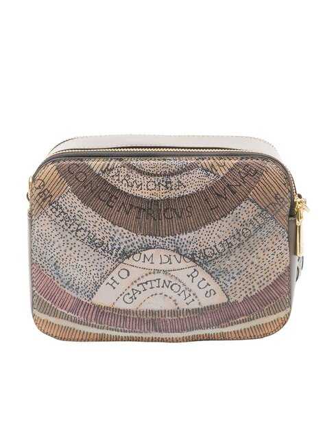 PLANETARIUM Borsa camera case a tracolla wild watercolor/ dk taupe - Borse Donna