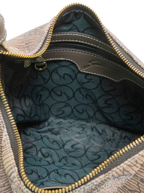 PLANETARIUM Borsa a spalla wild watercolor/ dk taupe - Borse Donna
