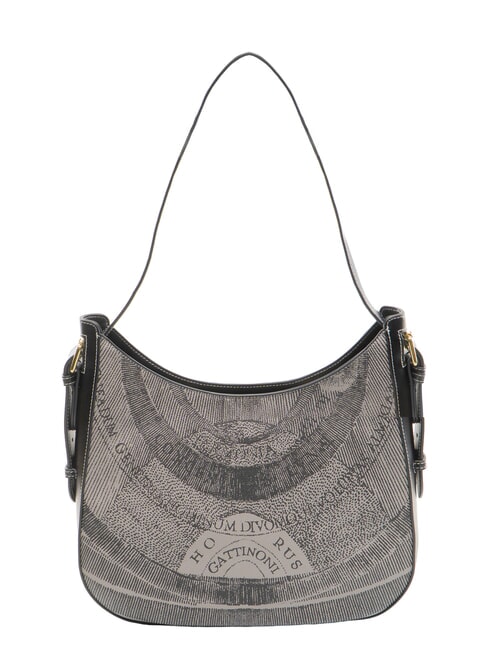 PLANETARIUM Borsa a spalla monochrom lt grey/ black - Borse Donna
