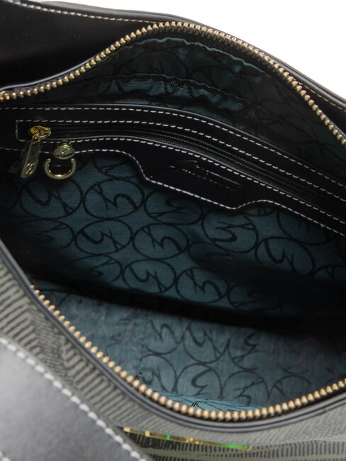 PLANETARIUM Borsa a spalla monochrom lt grey/ black - Borse Donna