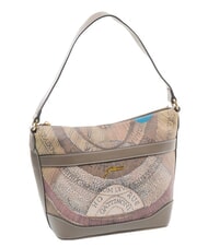 GATTINONI PLANETARIUM Borsa a spalla wild watercolor/ dk taupe - Borse Donna - 2