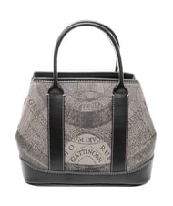 GATTINONI PLANETARIUM Borsa a mano, con tracolla monochrom lt grey/ black - Borse Donna - 4