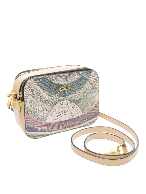 PLANETARIUM Borsa camera case a tracolla watercolor/beige - Borse Donna