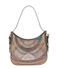 GATTINONI PLANETARIUM Borsa a spalla wild watercolor/ dk taupe - Borse Donna - 3