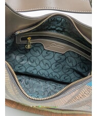 GATTINONI PLANETARIUM Borsa a spalla wild watercolor/ dk taupe - Borse Donna - 4