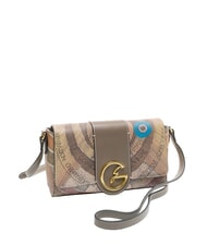 GATTINONI PLANETARIUM Borsa a tracolla con flap wild watercolor/ dk taupe - Borse Donna - 2