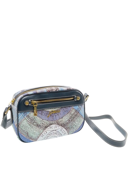 PLANETARIUM Borsa a tracolla con tasca acquamarine/dk navy - Borse Donna