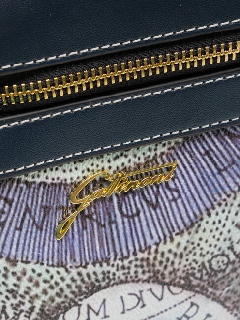 PLANETARIUM Borsa a tracolla con tasca acquamarine/dk navy - Borse Donna