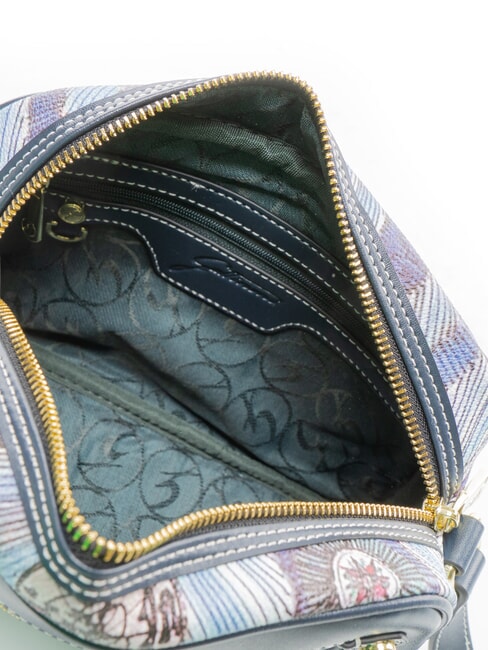 PLANETARIUM Borsa a tracolla con tasca acquamarine/dk navy - Borse Donna