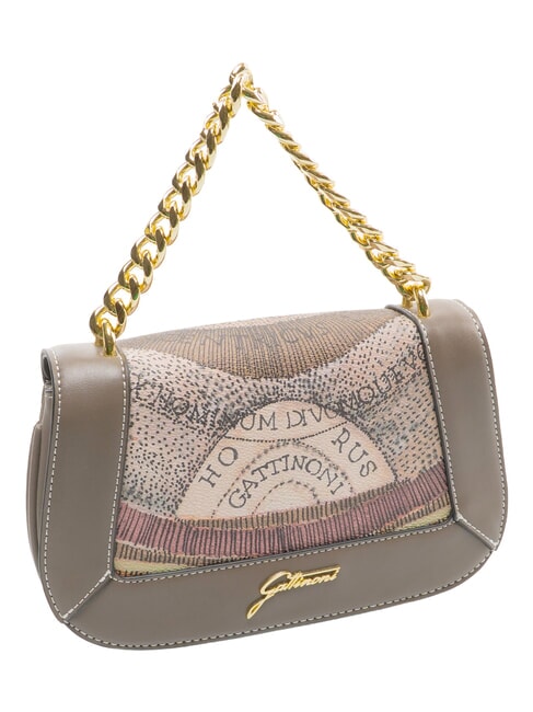 PLANETARIUM Borsa small a mano wild watercolor/ dk taupe - Borse Donna