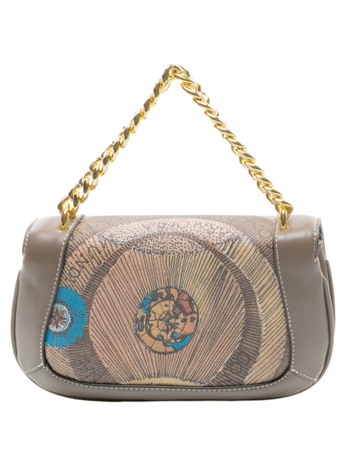 PLANETARIUM Borsa small a mano wild watercolor/ dk taupe - Borse Donna
