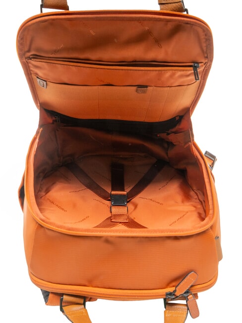 MARCEL Zaino viaggio porta PC e iPad arancio/cuoio - Zaini da lavoro porta PC