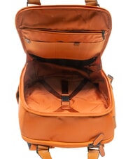 PIQUADRO MARCEL Zaino viaggio porta PC e iPad arancio/cuoio - Zaini da lavoro porta PC - 4