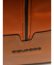 PIQUADRO MARCEL Zaino viaggio porta PC e iPad arancio/cuoio - Zaini da lavoro porta PC - 5
