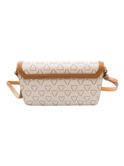 LADY RE Borsa a spalla, doppia portabilit&agrave; bianco/cuoio - Borse Donna