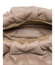 MARIO VALENTINO OCARINA Pochette trapuntata con tracolla taupe - Borse Donna - 4