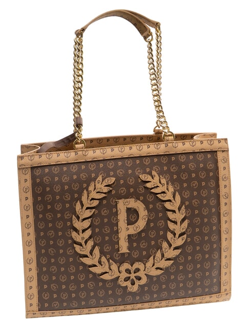 HERITAGE Borsa a spalla marrone crema - Borse Donna