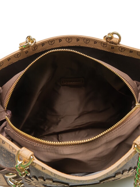 HERITAGE Borsa a spalla marrone crema - Borse Donna