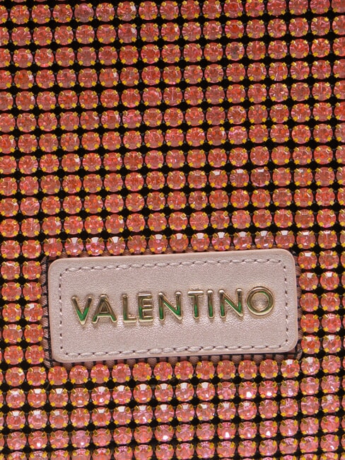 NABILAH Pochette con strass e tracolla rosa - Borse Donna