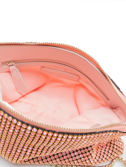 NABILAH Pochette con strass e tracolla rosa - Borse Donna