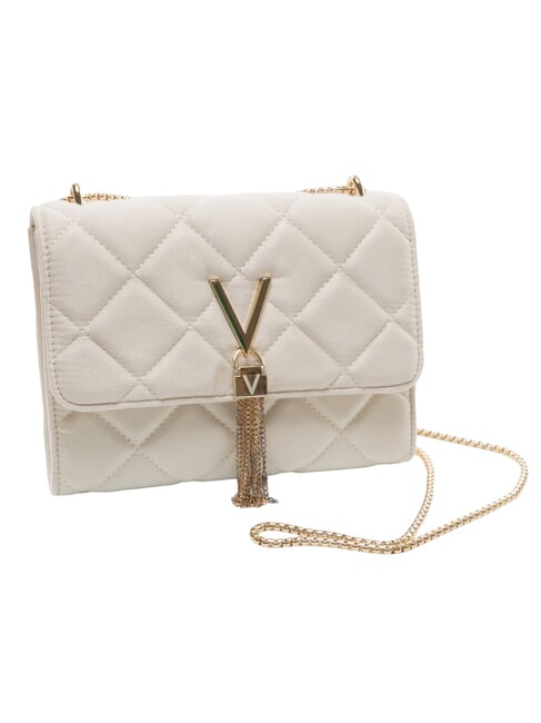 CHARLOTTE Borsa mini a tracolla, con patta ecru - Borse Donna