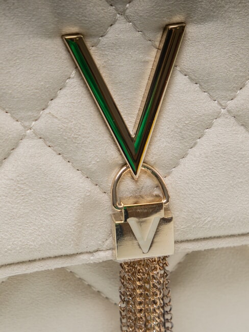 CHARLOTTE Borsa mini a tracolla, con patta ecru - Borse Donna
