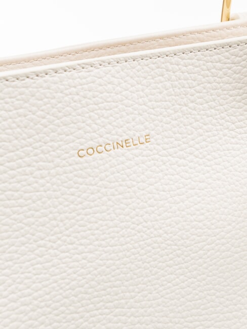 MALORY  Shopper a spalla, in pelle blanco - Borse Donna