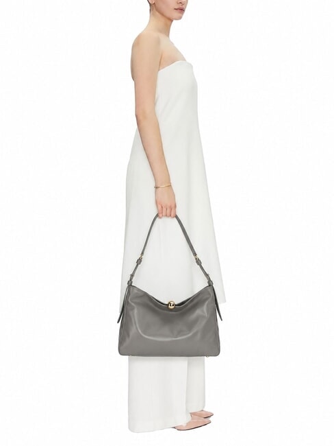 CAMPIONARIO - SFERA SOFT  Borsa a spalla, in pelle, Made in Italy soil - Borse Donna