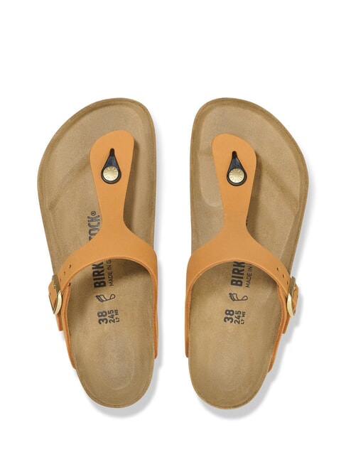 GIZEH Sandali in pelle burnt orange - Scarpe Donna
