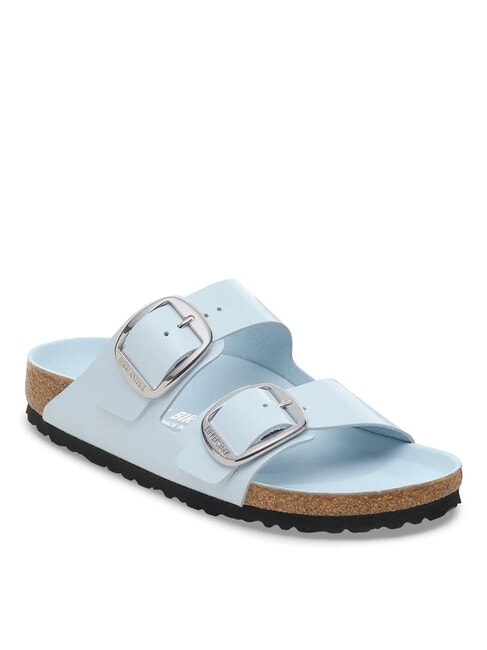 ARIZONA BIG BUCKLE Sandali con fibbie, in pelle shine blue - Scarpe Donna