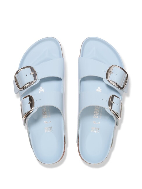 ARIZONA BIG BUCKLE Sandali con fibbie, in pelle shine blue - Scarpe Donna