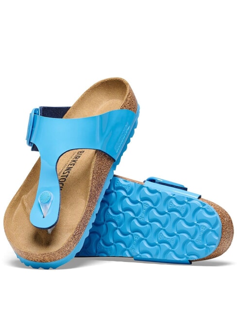 GIZEH BIG BUCKLE Sandali patent sky blue - Scarpe Donna