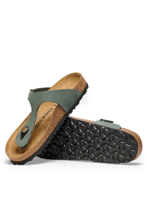 GIZEH Sandali in pelle thyme - Scarpe Donna