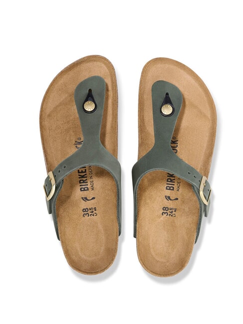 GIZEH Sandali in pelle thyme - Scarpe Donna