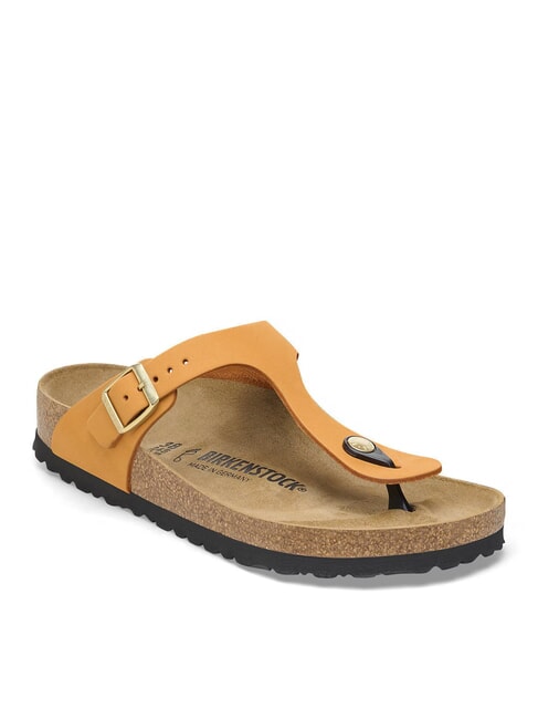 GIZEH Sandali in pelle burnt orange - Scarpe Donna
