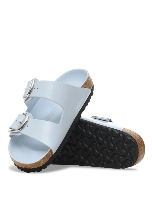 ARIZONA BIG BUCKLE Sandali con fibbie, in pelle shine blue - Scarpe Donna