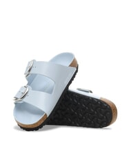BIRKENSTOCK ARIZONA BIG BUCKLE Sandali con fibbie, in pelle shine blue - Scarpe Donna - 4