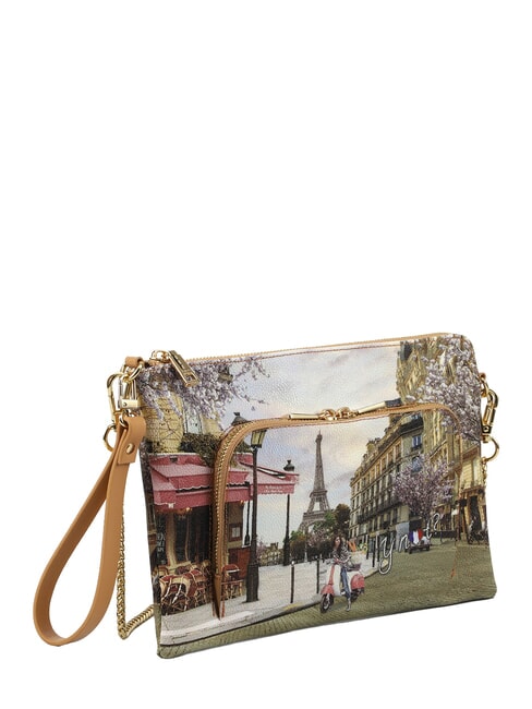 YESBAG Borsa clutch a tracolla con tasca velo paris - Borse Donna