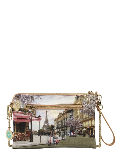 YESBAG Borsa clutch a tracolla con tasca velo paris - Borse Donna