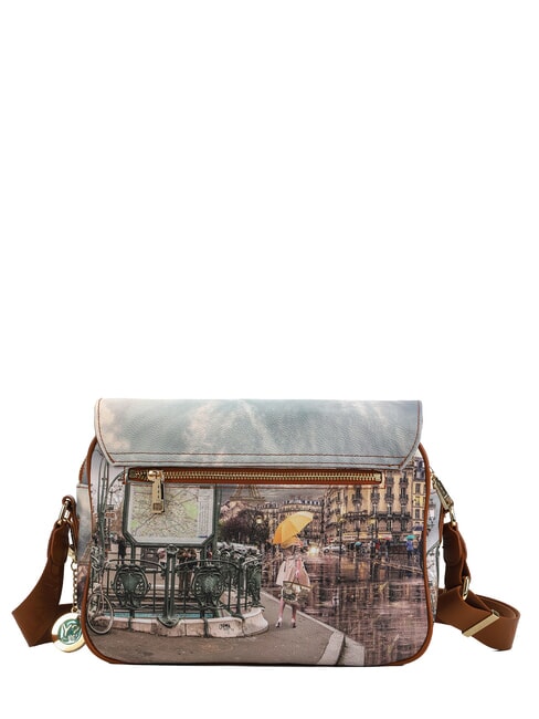 YESBAG Borsa a tracolla con flap paris street - Borse Donna