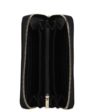 YNOT RIBBON Portafoglio grande zip around NERO - Portafogli Donna - 3
