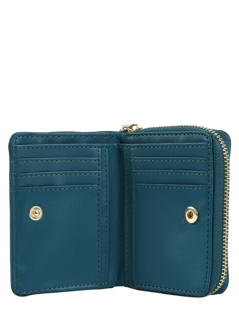 RIBBON Portafoglio Zip Around piccolo petrol - Portafogli Donna