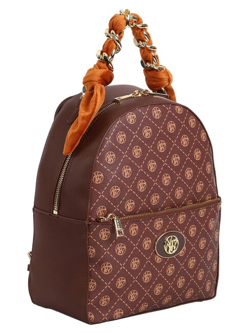EMILY Zaino con tasca frontale chocolate logo - Borse Donna