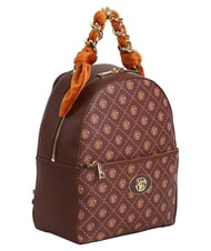 YNOT EMILY Zaino con tasca frontale chocolate logo - Borse Donna - 2