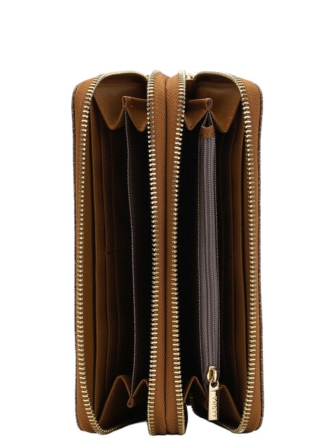 LUX Portafoglio grande zip around tabacco - Portafogli Donna